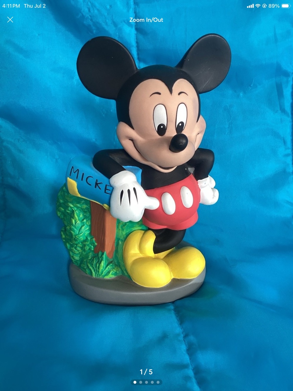 Disney Mickey Mouse coin bank